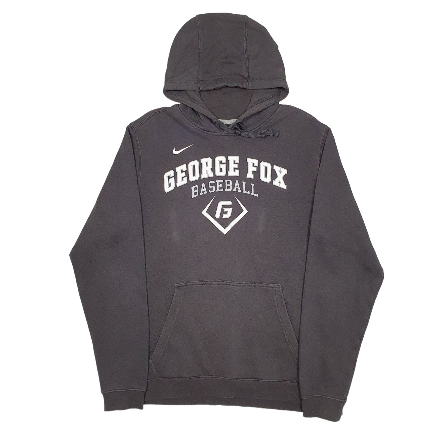 Mens Black Nike George Fox Baseball Hoodie Jumper