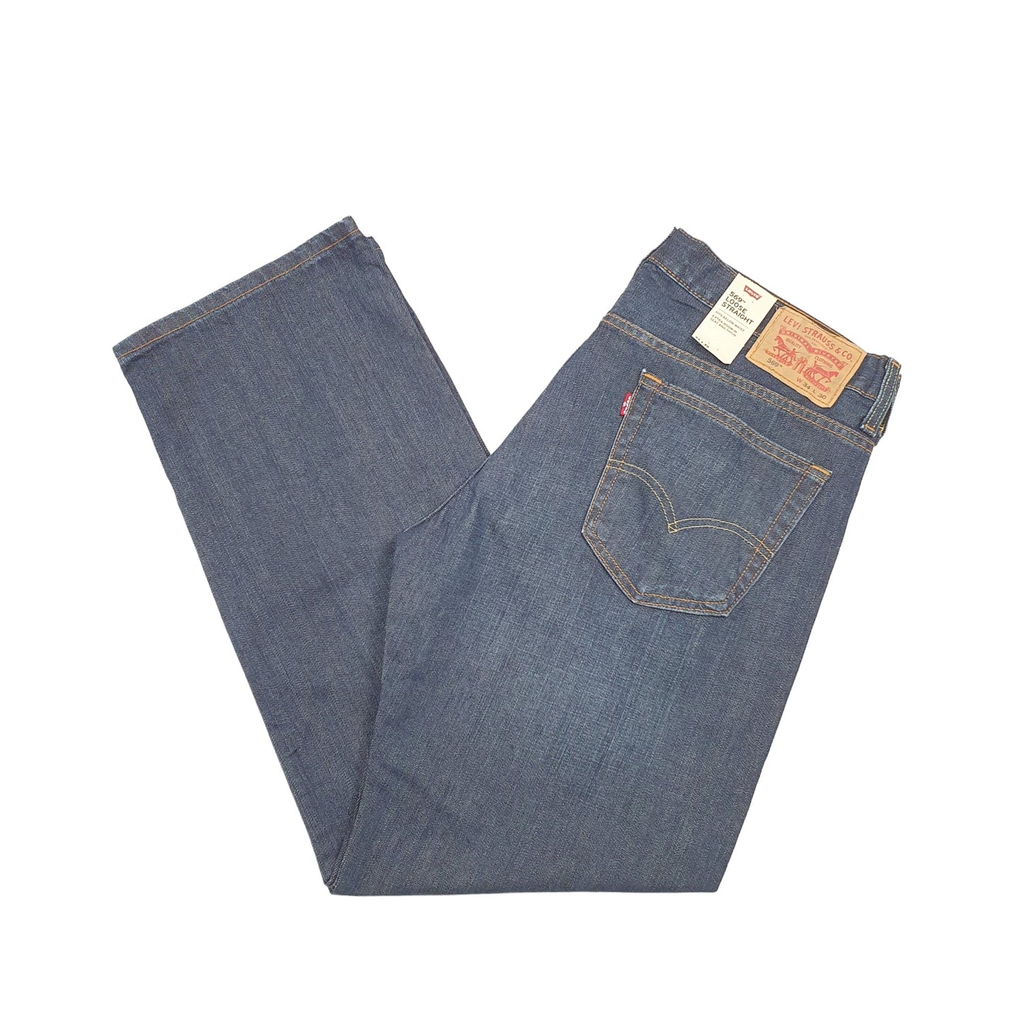 Levis 569 Loose Fit New With Tags Jeans W36 L30 Blue