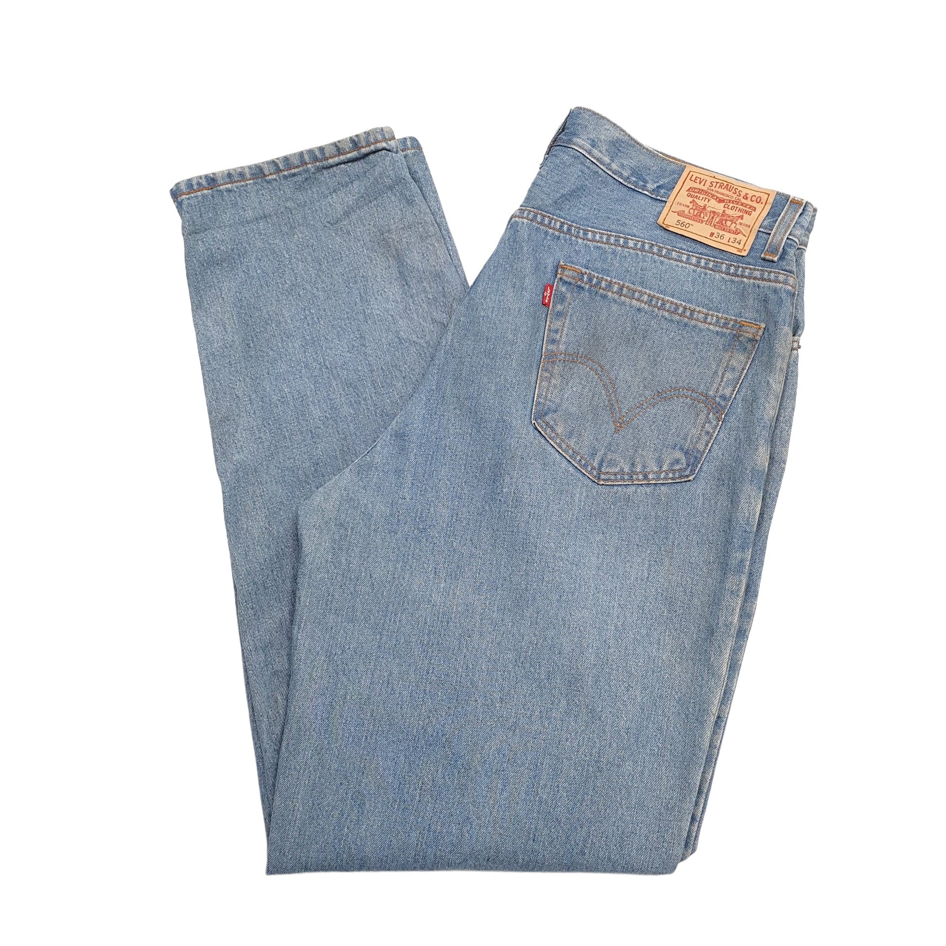 Mens Blue Levis  560 JeansW36 L34