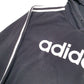 Mens Black Adidas Spellout Hoodie Jumper