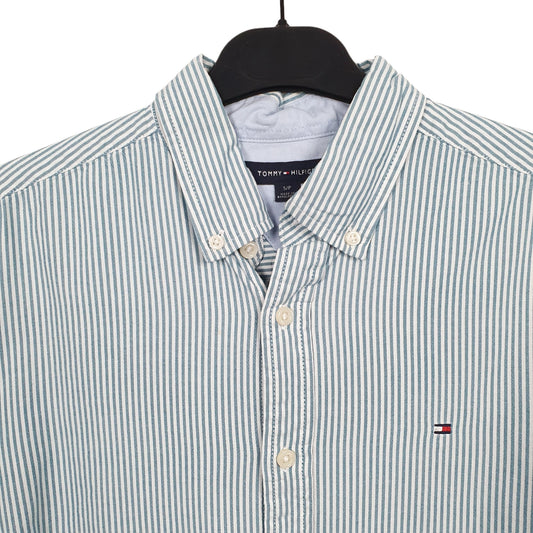 Tommy Hilfiger Long Sleeve Regular Fit Pinstripe Shirt