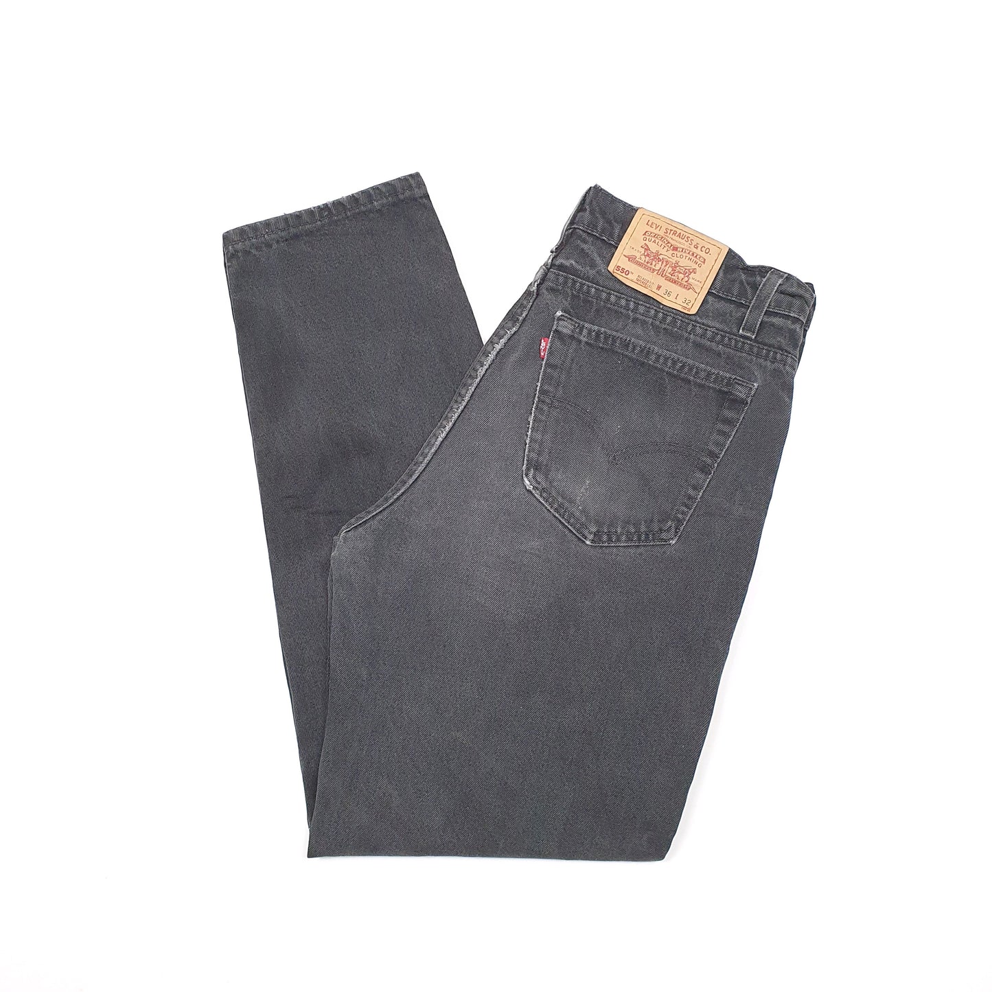 Levis 550 Relaxed Fit Jeans W34 L31 Black