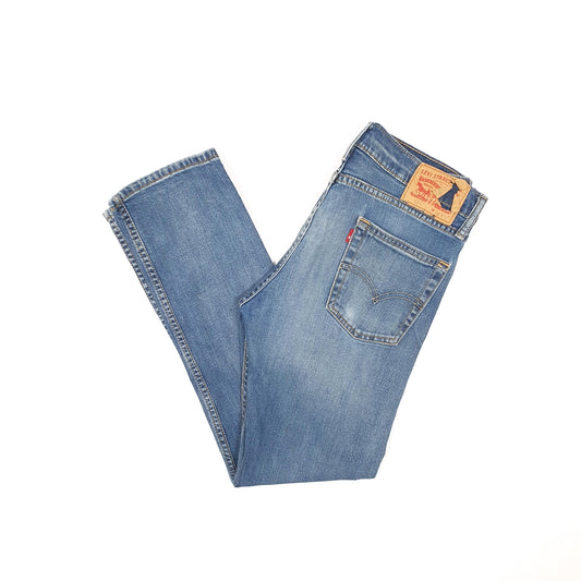 Levis 513 Slim Fit Jeans W30 L27 Blue