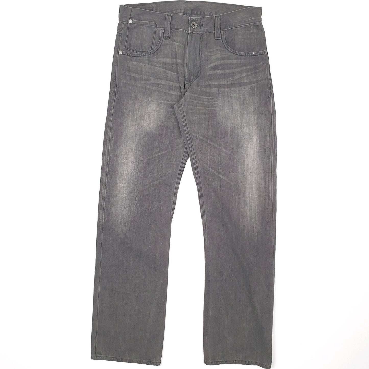 Levis 514 Straight Fit 1990's Jeans W34 L32 Grey