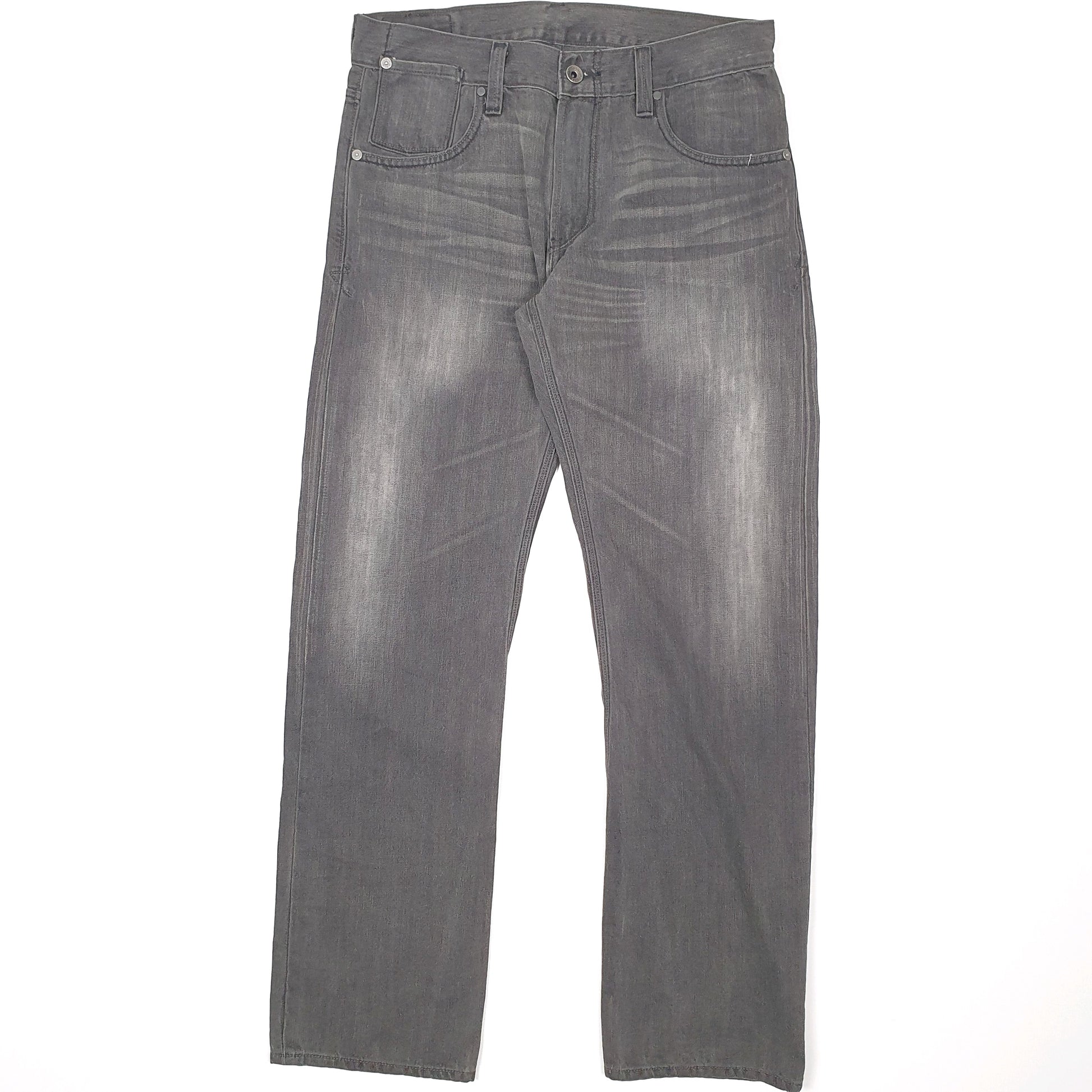 Levis 514 Straight Fit 1990's Jeans W34 L32 Grey