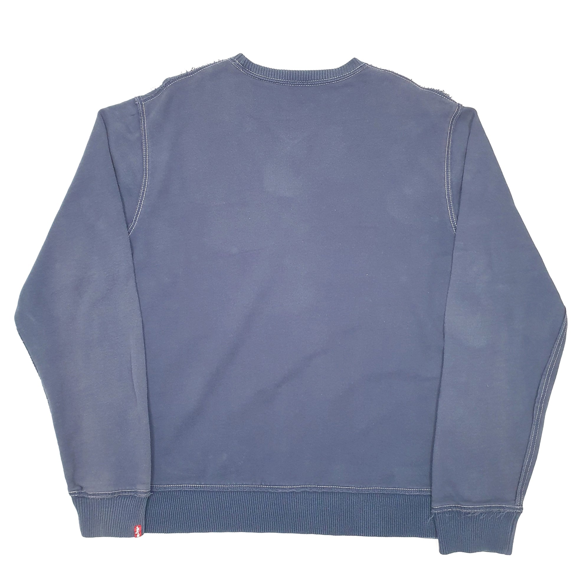 Mens Navy Levis Red Tab Crewneck Jumper