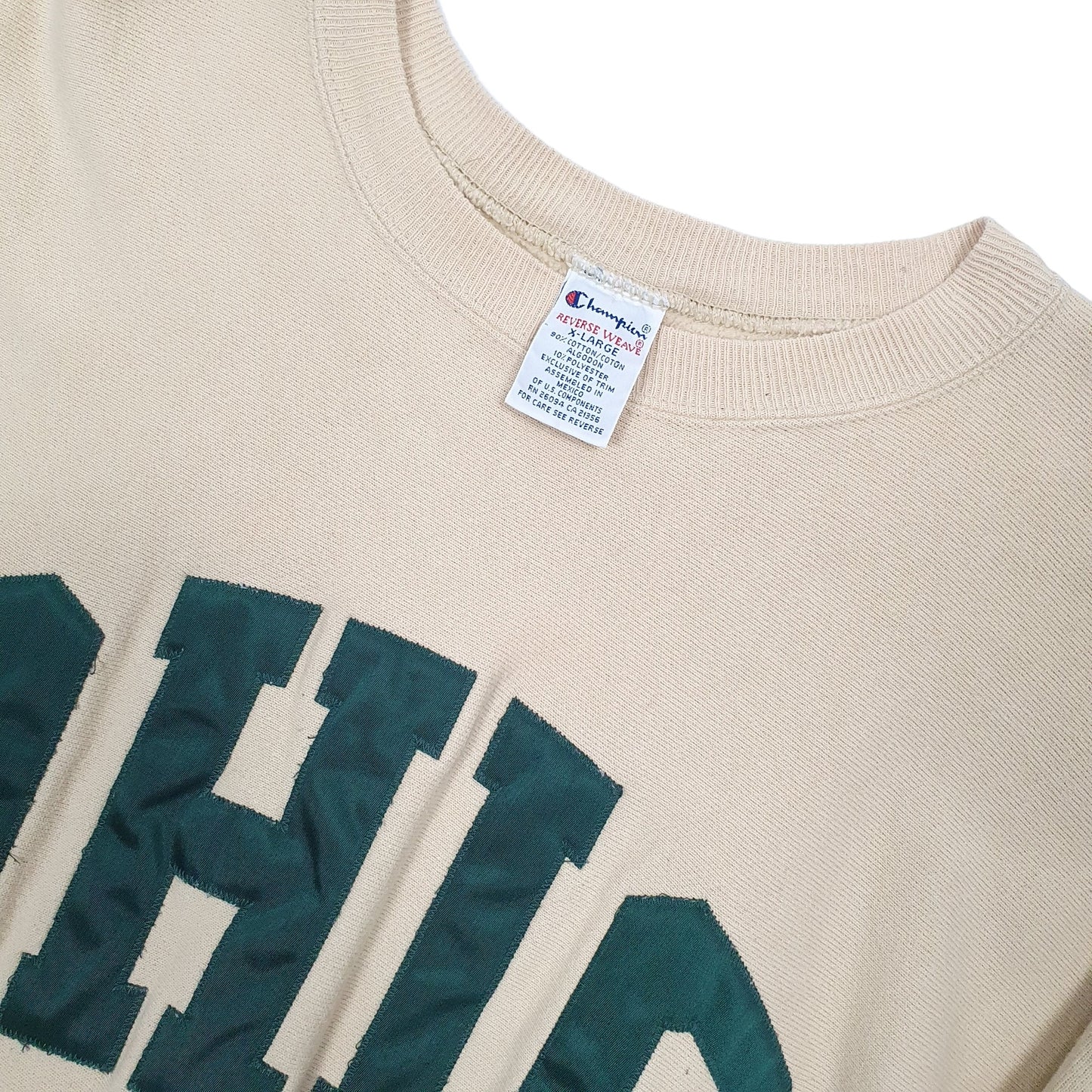 Champion Reverse Weave Crewneck XL Beige