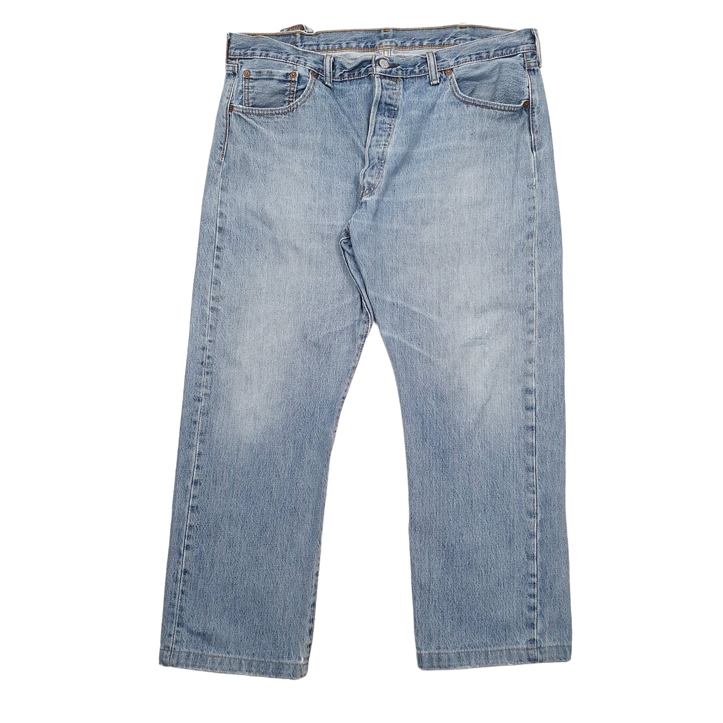 Levis 501 Regular Fit Jeans W40 L30 Brown