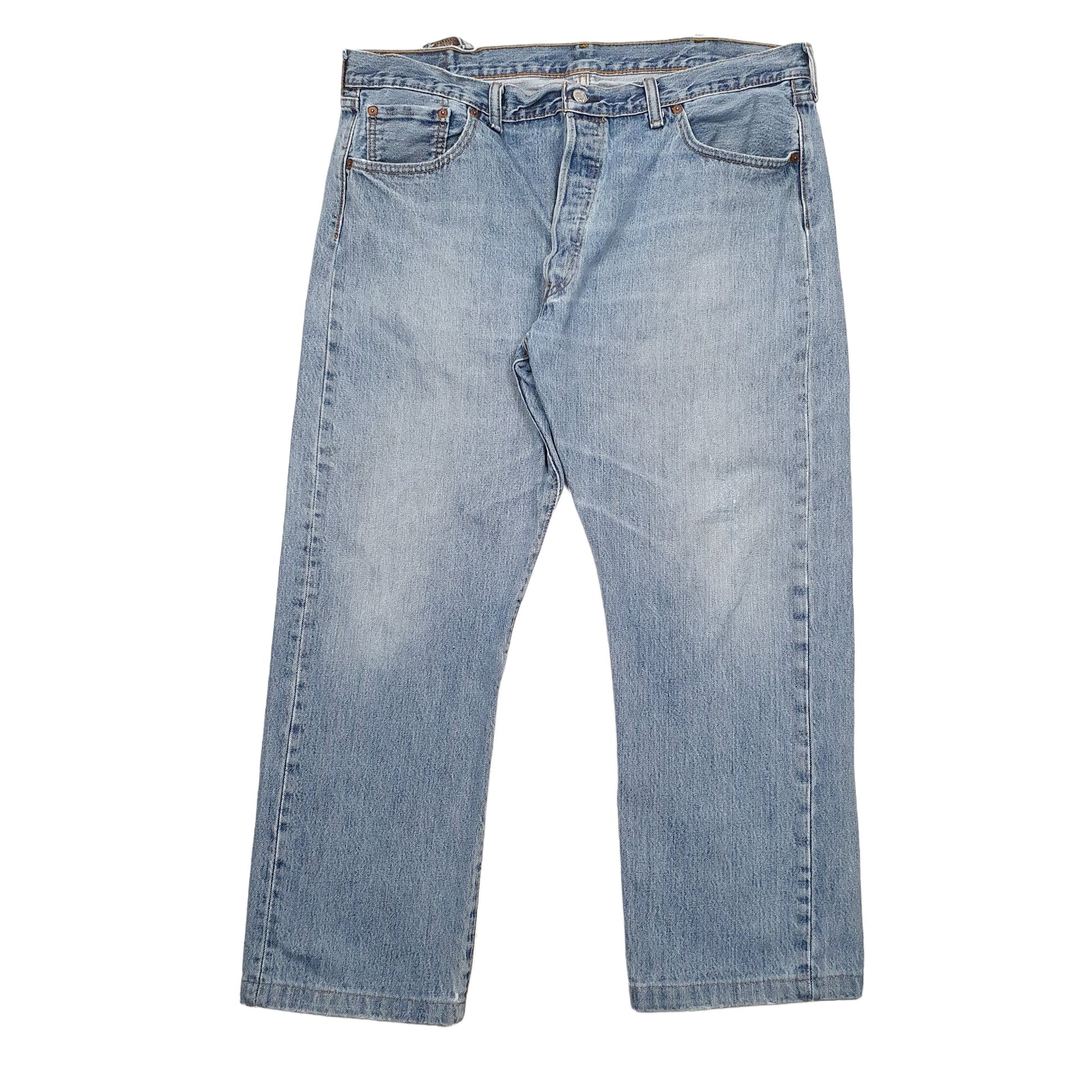 Levis 501 Regular Fit Jeans W40 L30 Brown