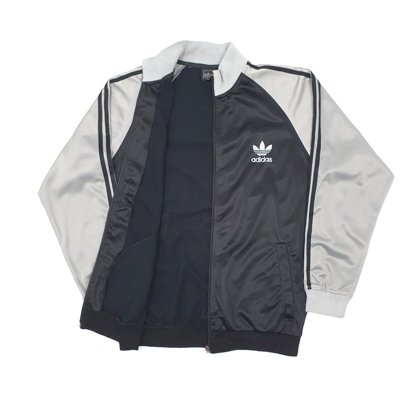 Mens Black Adidas Originals Vintage Full Zip Jumper