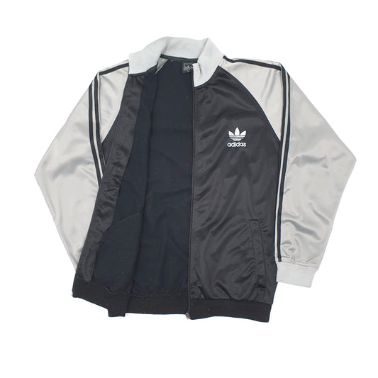 Mens Black Adidas Originals Vintage Full Zip Jumper