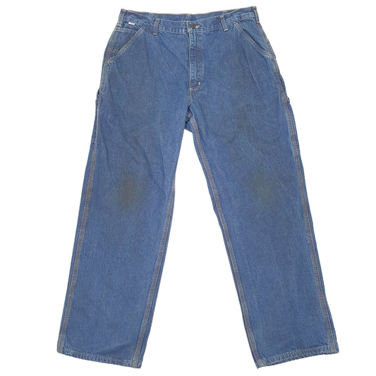 Carhartt Carpenter Loose Fit Jeans W38 L32 Blue