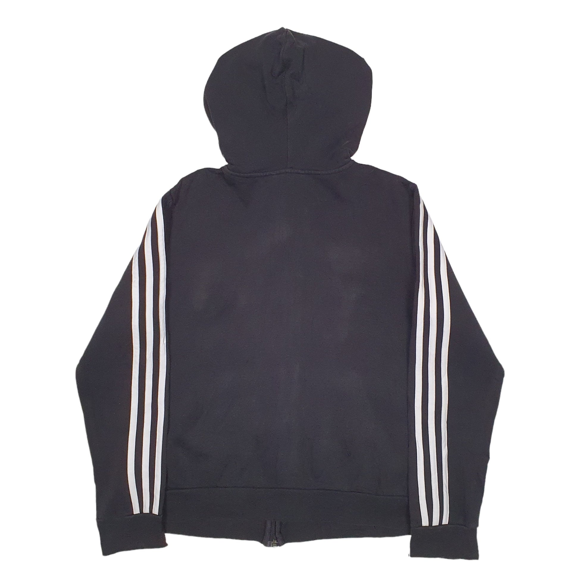 Mens Black Adidas  Full Zip Jumper