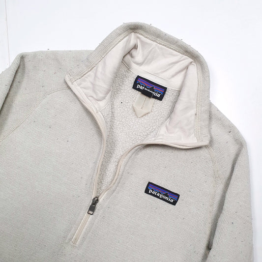 Patagonia Better Sweater Quarter Zip XS Cream