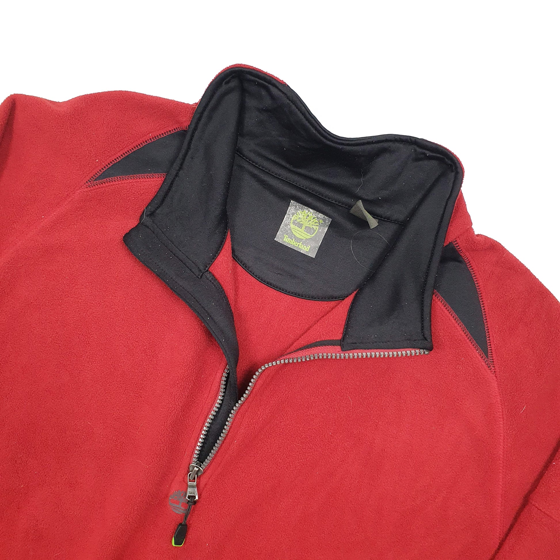 Timberland Quarter Zip Fleece XXL Red