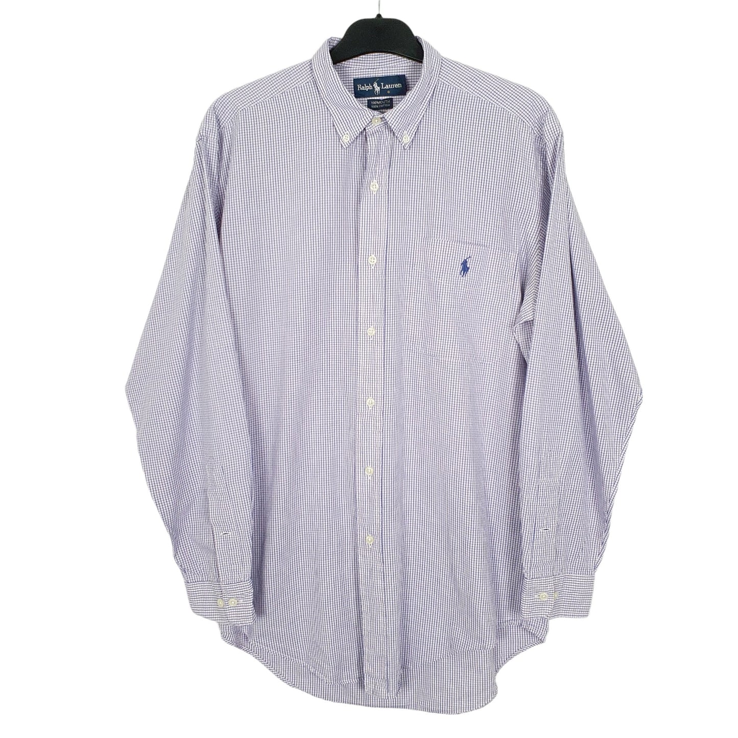 Ralph Lauren Long Sleeve Yarmouth Fit Check Shirt Purple