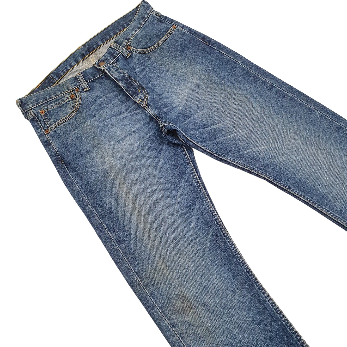 Mens Blue Levis Vintage 505 JeansW33 L31