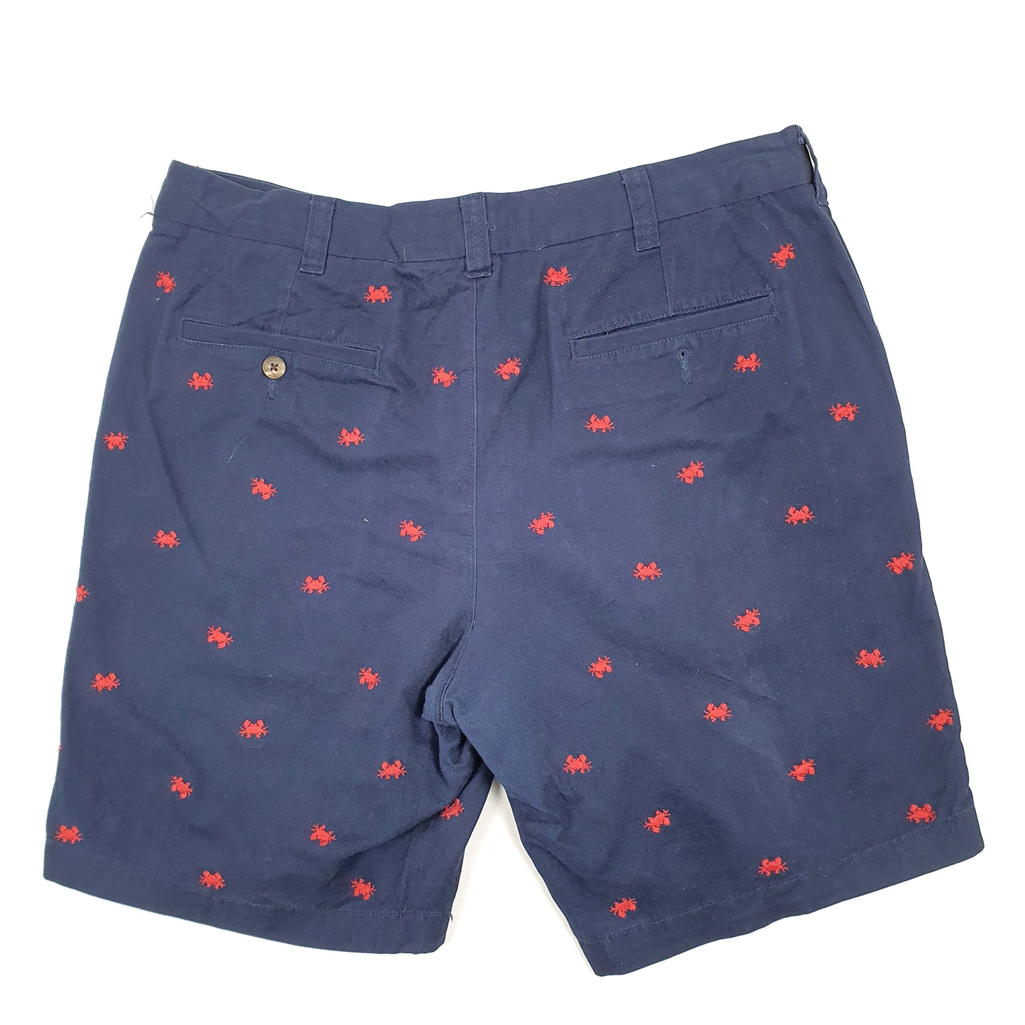 Club Room Navy Chino Shorts W34 Navy