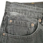 Levis Casual Straight Fit Relaxed Vintage Made In USA Damaged Jeans W32 L34 Black