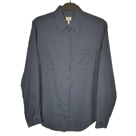 Armani Long Sleeve Regular Fit Shirt Blue