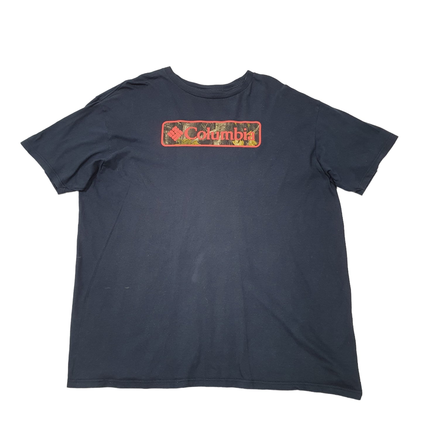 Mens Navy Columbia Sportswear  Short Sleeve T Shirt