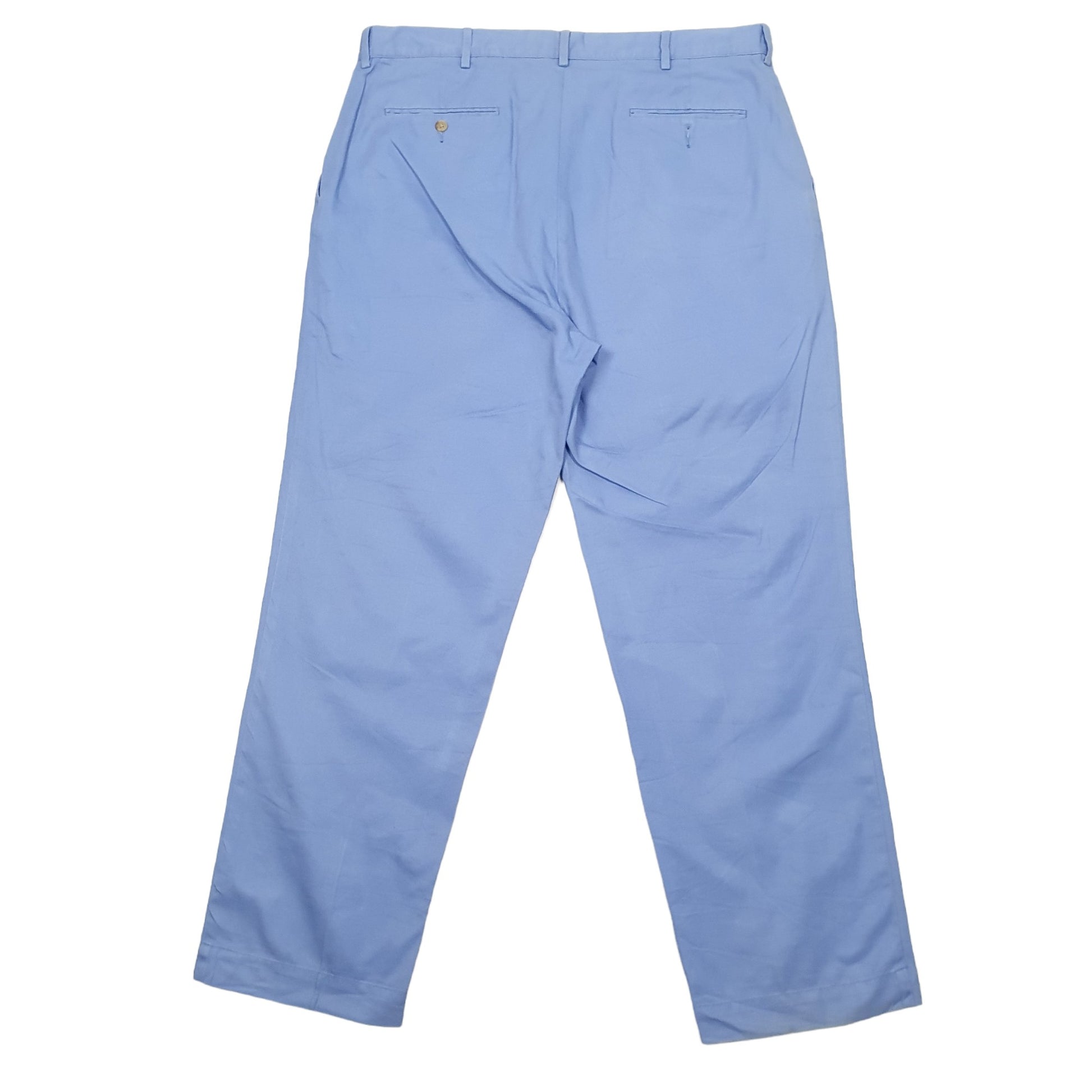 Mens Polo Ralph Lauren Blue Chino Trousers W36 L30 Blue