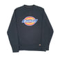Mens Black Dickies Spellout Crewneck Jumper