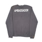 Mens Grey Nike USA College Crewneck Jumper