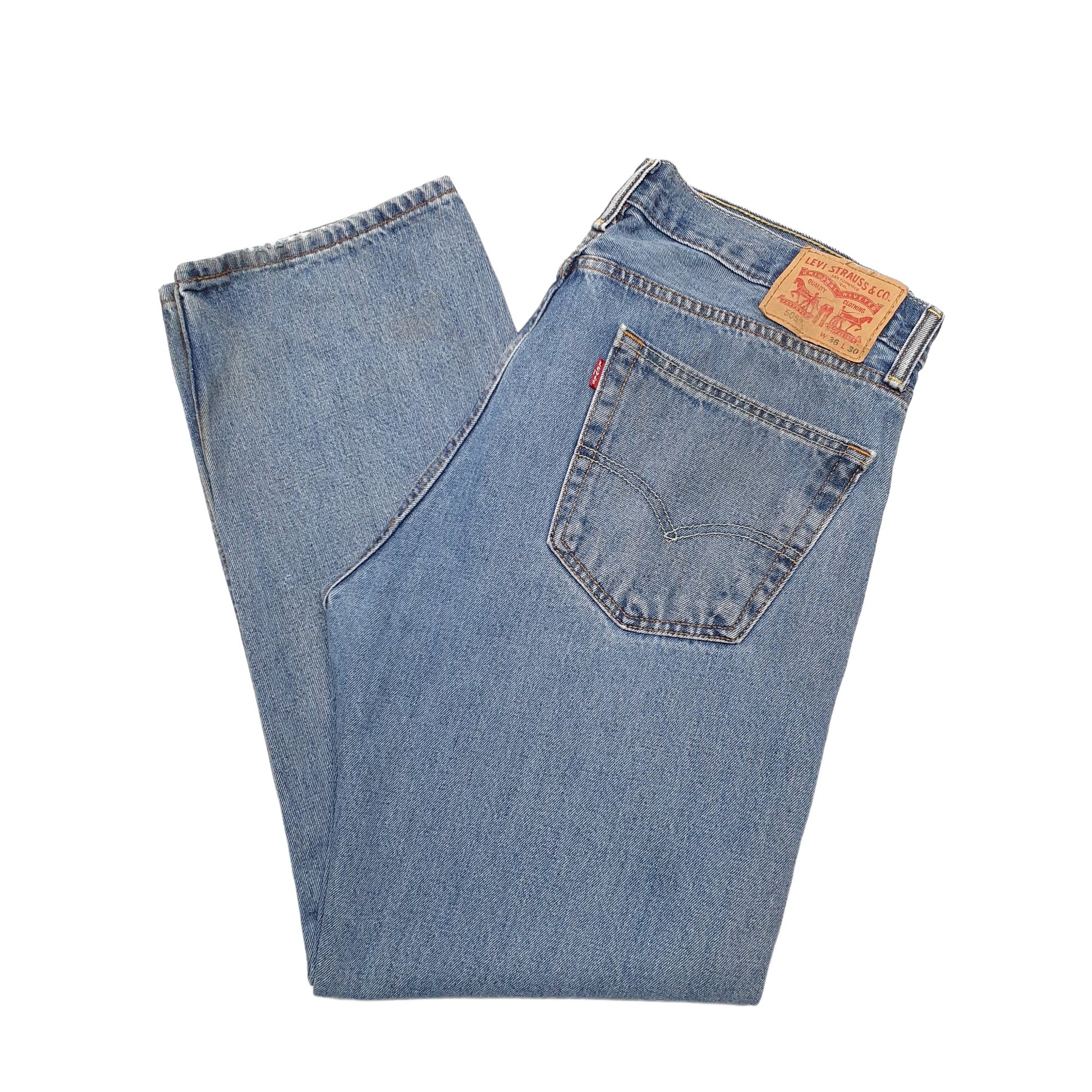 Mens Blue Levis  505 JeansW36 L30