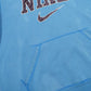Mens Blue Nike Spellout Hoodie Jumper