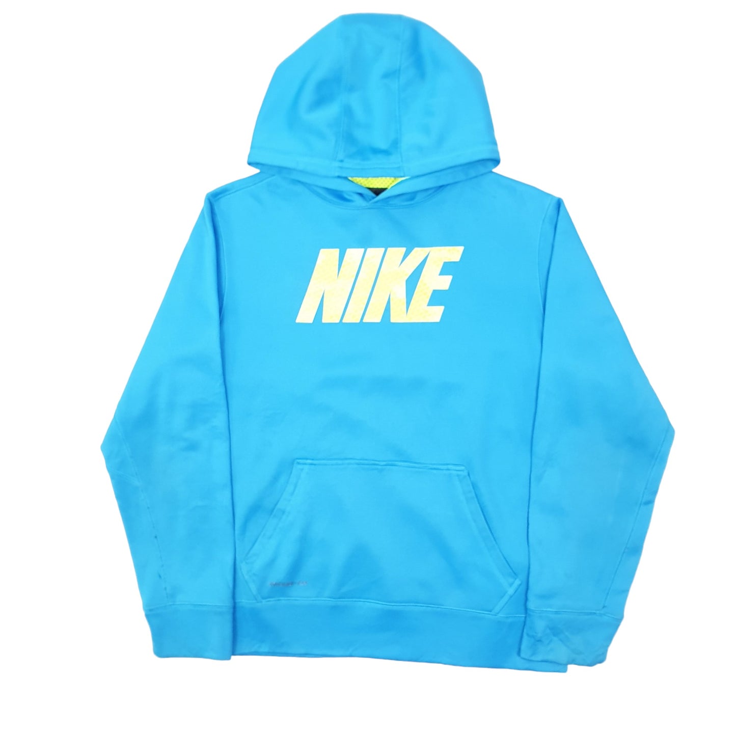 Mens Blue Nike Dri Fit Hoodie Jumper