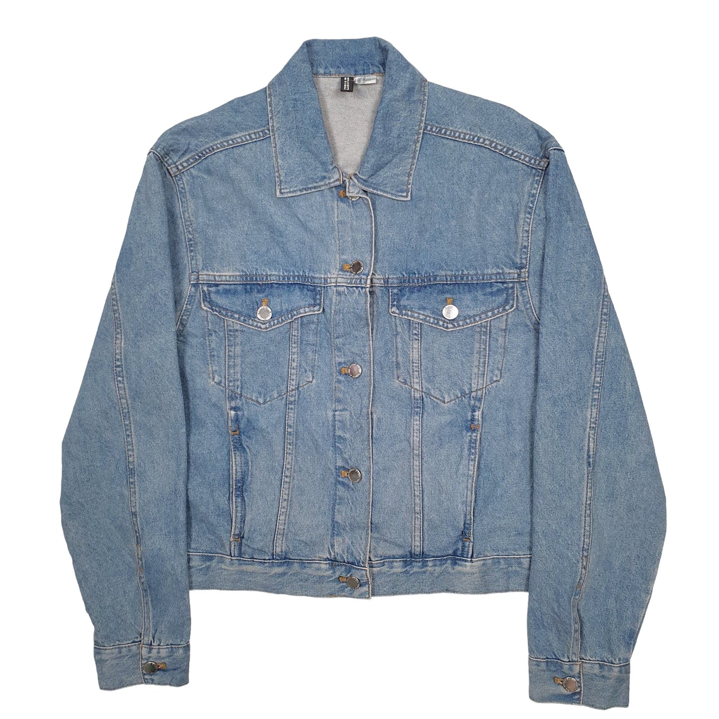 Womens Blue H&M  Denim Jacket Coat