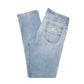 Mens Blue Carhartt Rugged Flex Stretch Casual JeansW33 L34