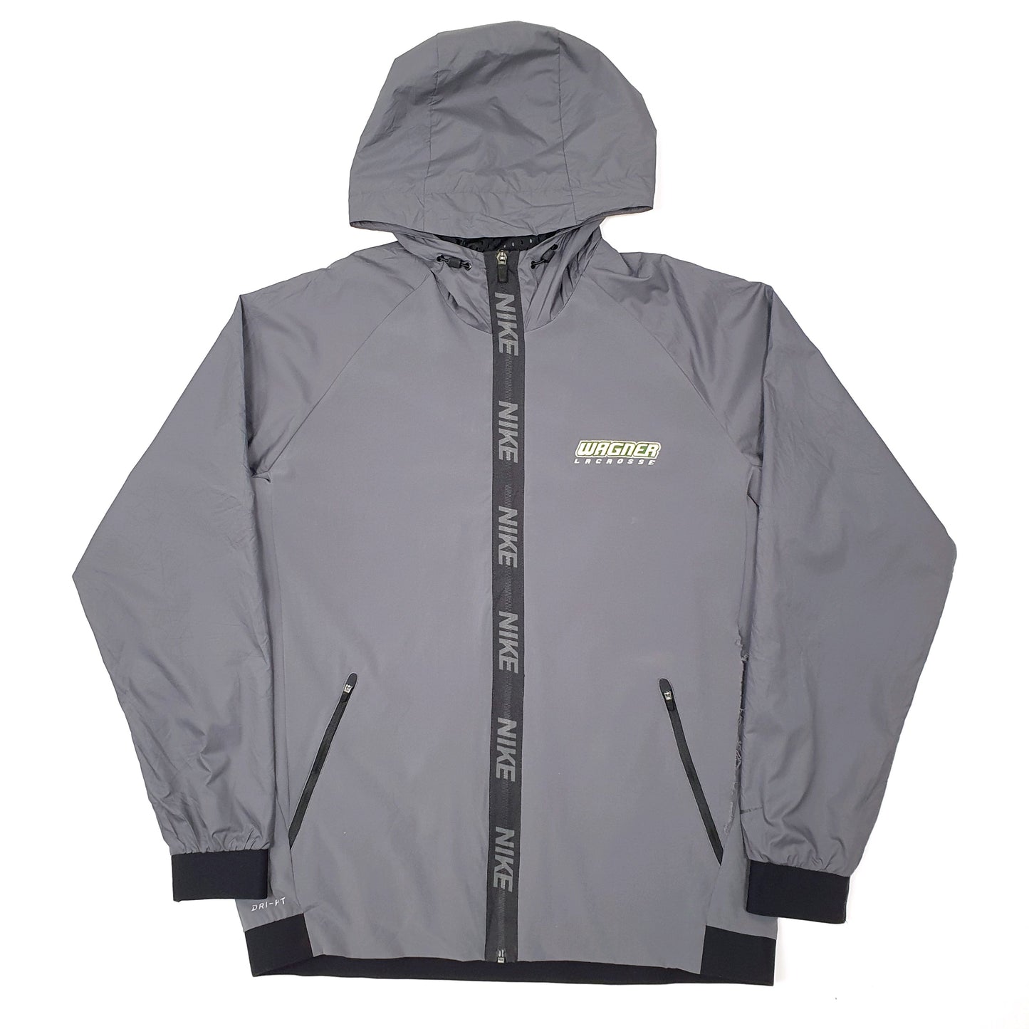 Mens Grey Nike Dri Fit USA College Wagner Lacrosse  Coat