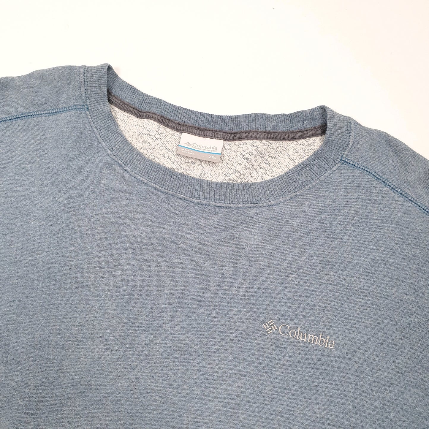 Mens Blue Columbia Sportswear  Crewneck Jumper