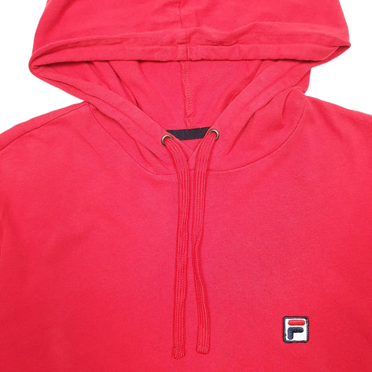 Mens Red Fila  Hoodie Jumper