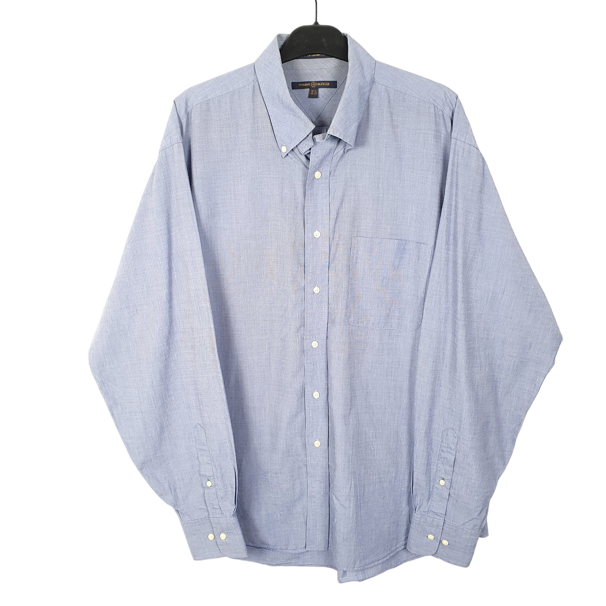 Tommy Hilfiger Lifetime Collar Long Sleeve Regular Fit Shirt Blue