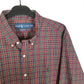 Polo Ralph Lauren Long Sleeve Classic Fit Check Shirt Burgundy