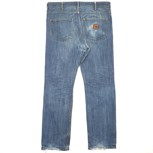 Carhartt Casual Slim Fit Jeans W38 L31 Blue