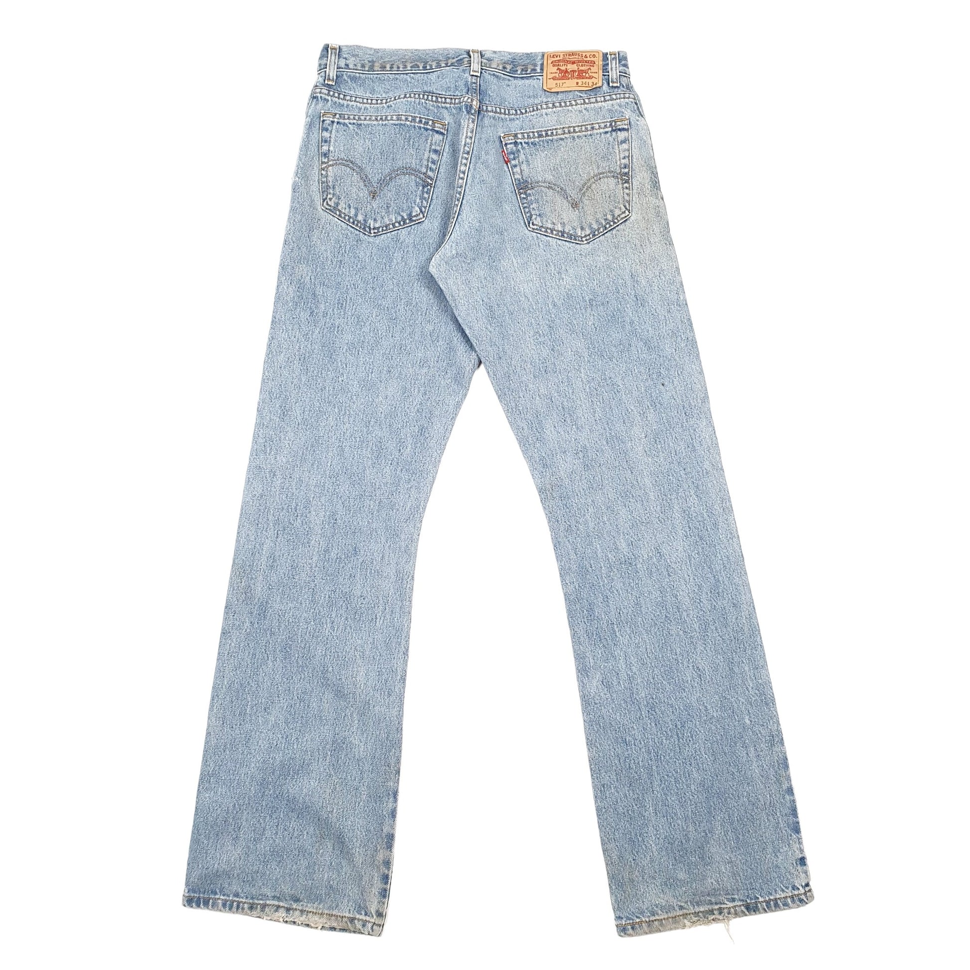 Levis 517 Bootcut Fit Jeans W34 L34 Blue