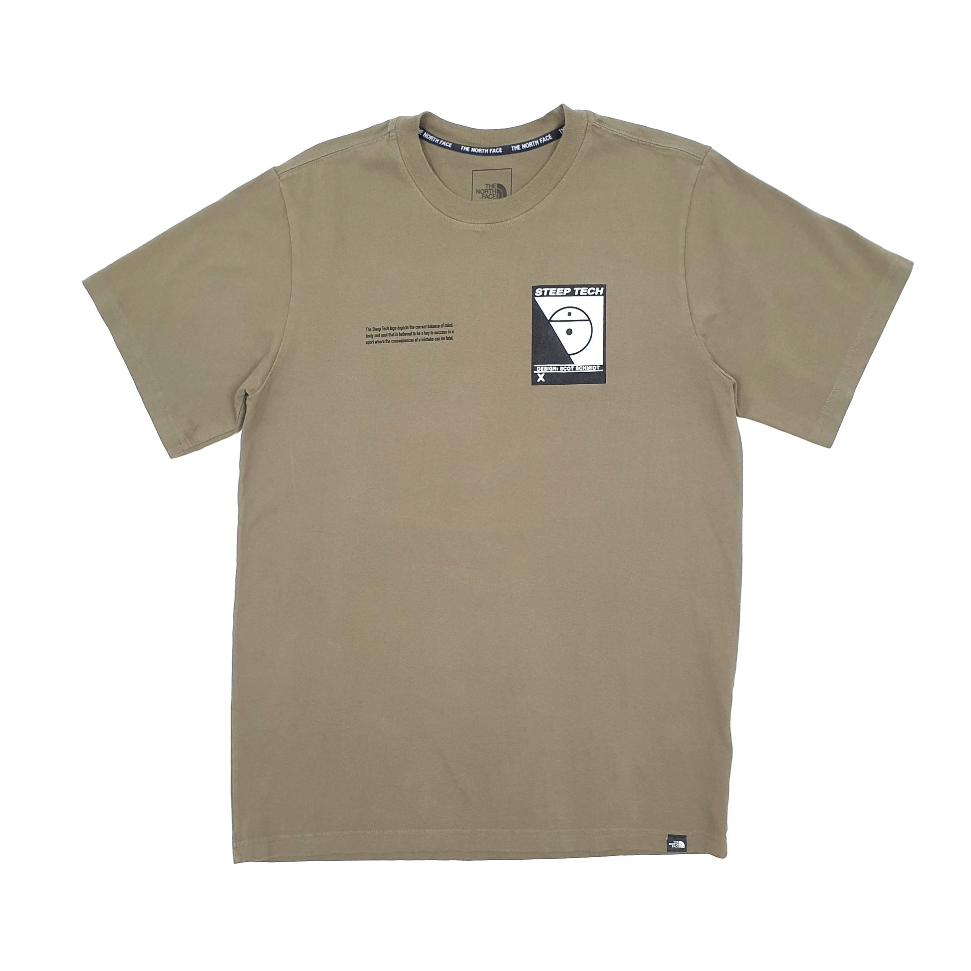Khaki The North Face Short Sleeve T Shirt