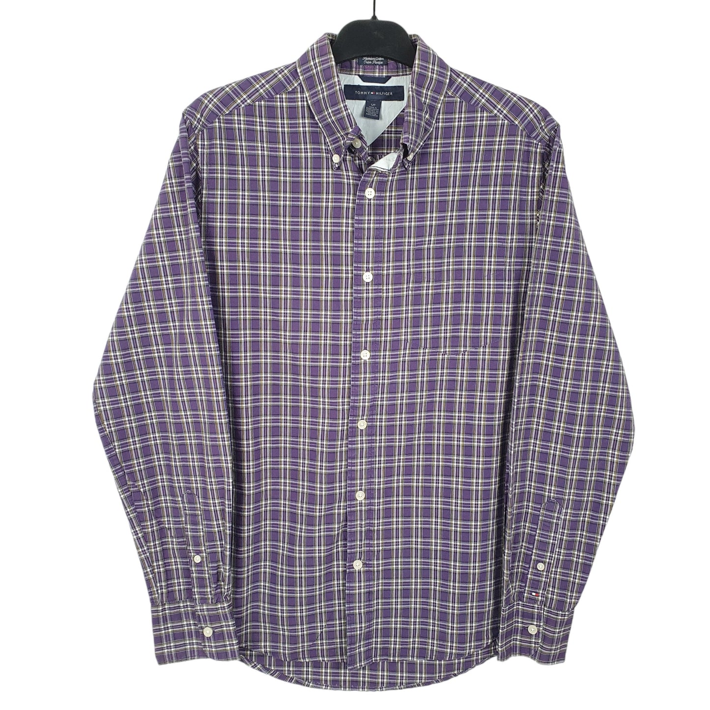 Purple Tommy Hilfiger Long Sleeve Shirt