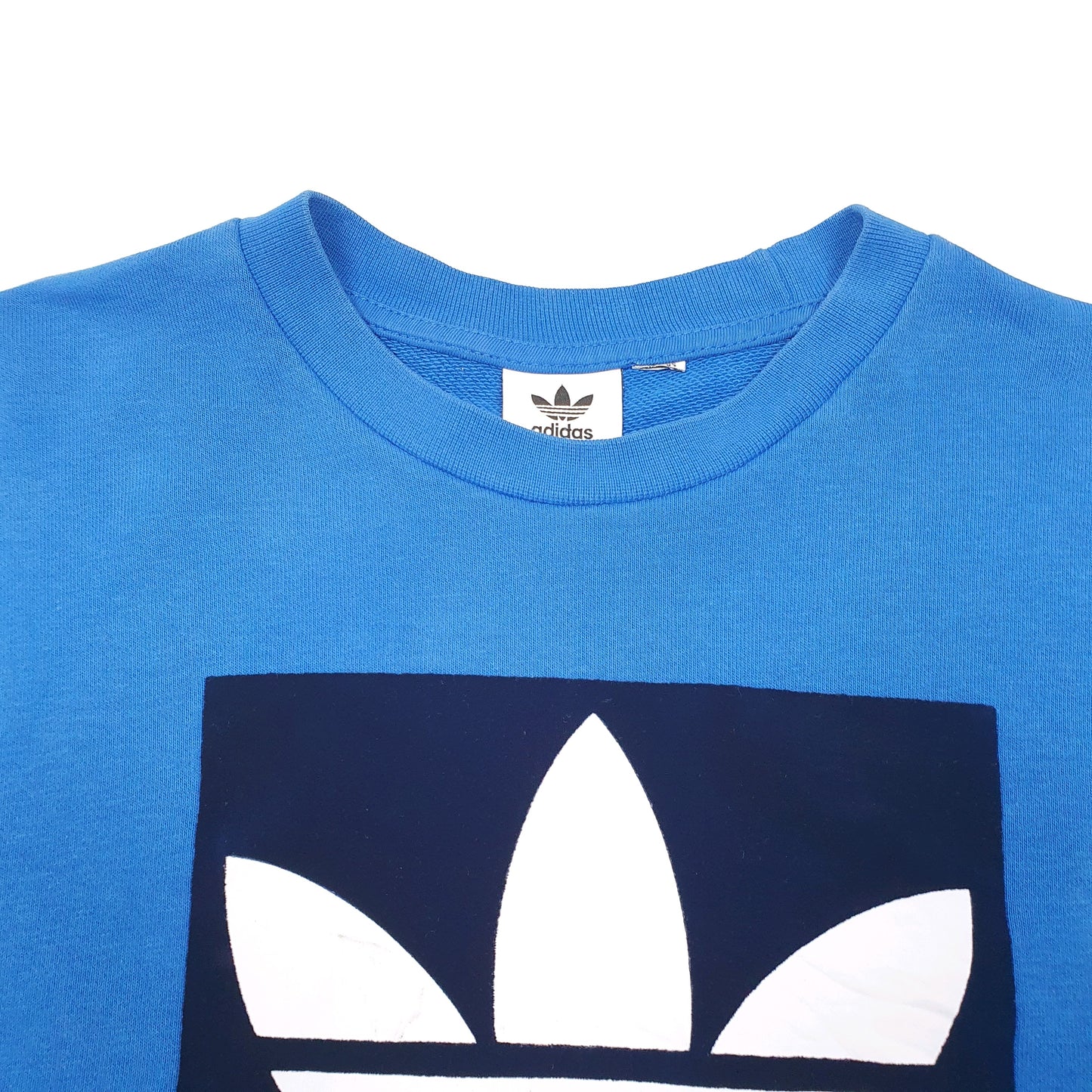 Mens Blue Adidas  Crewneck Jumper