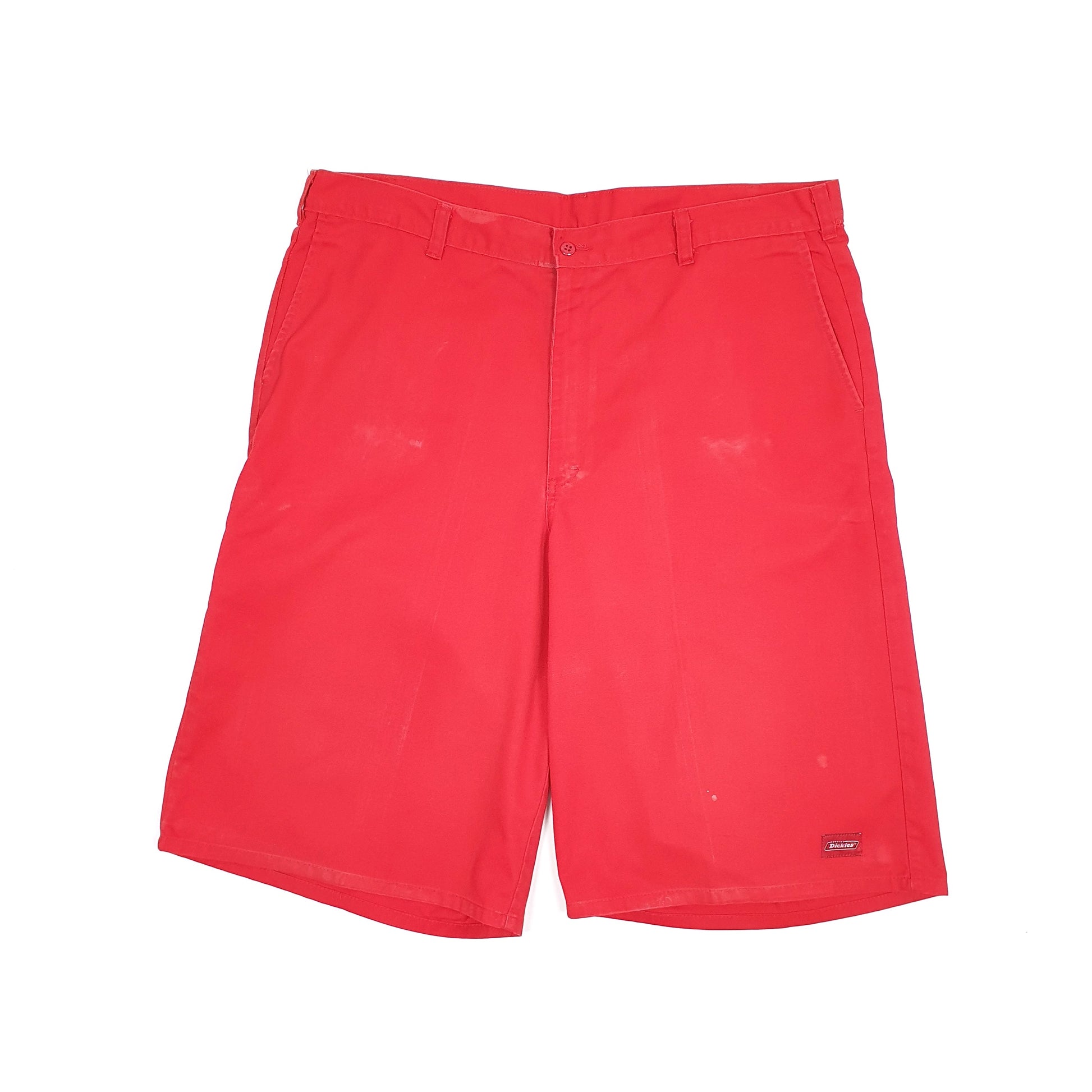 Dickies Red Cargo Workwear Shorts W40 Red