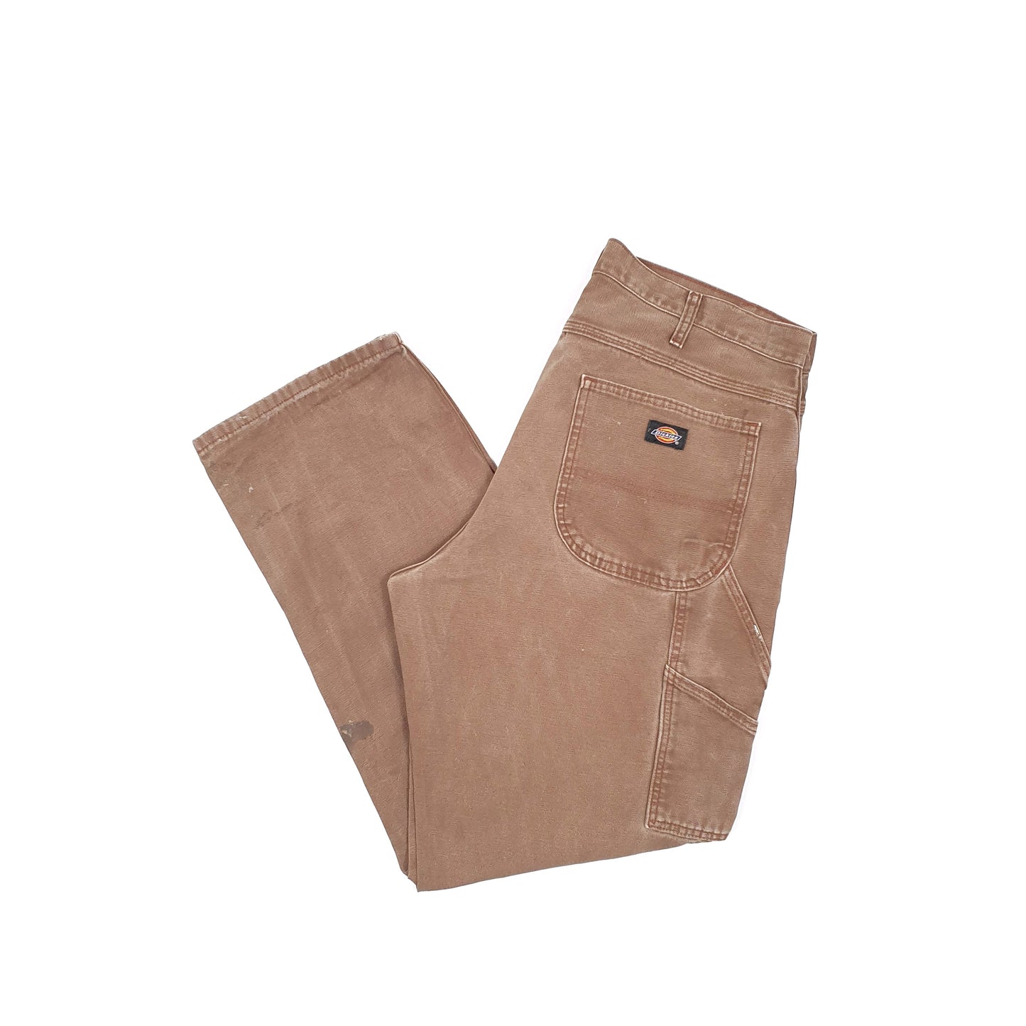 Mens Dickies Brown Carpenter Trousers W38 L31 Brown