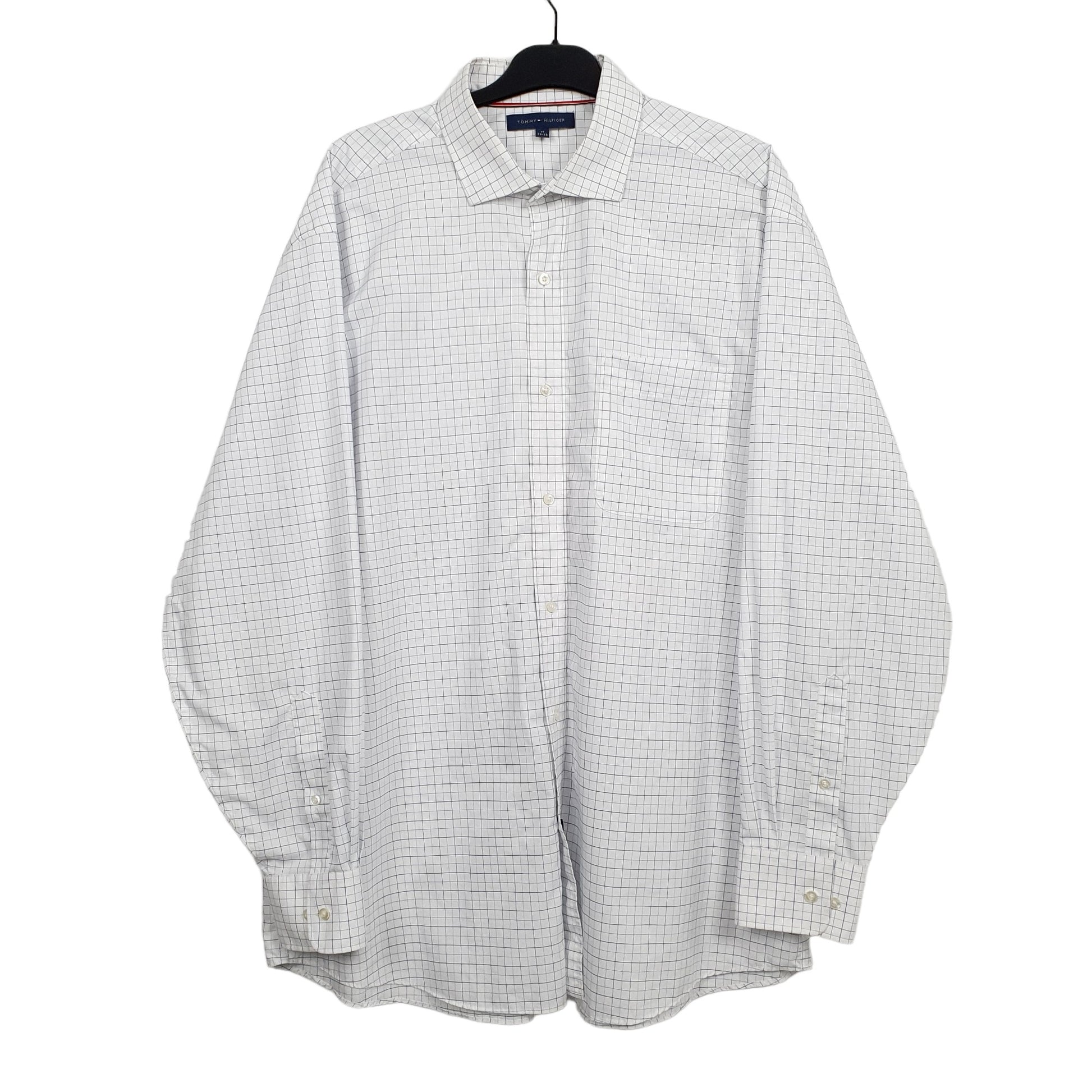White Tommy Hilfiger Long Sleeve Shirt