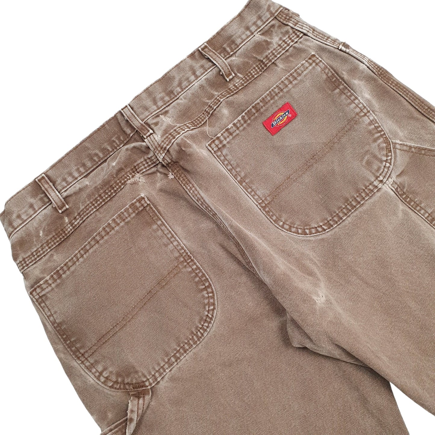 Mens Brown Dickies  Carpenter Trousers