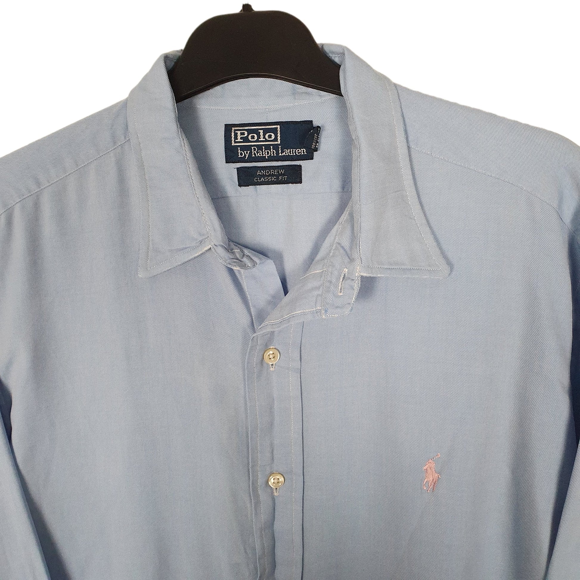 Ralph Lauren Andrew Long Sleeve Classic Fit Shirt Blue