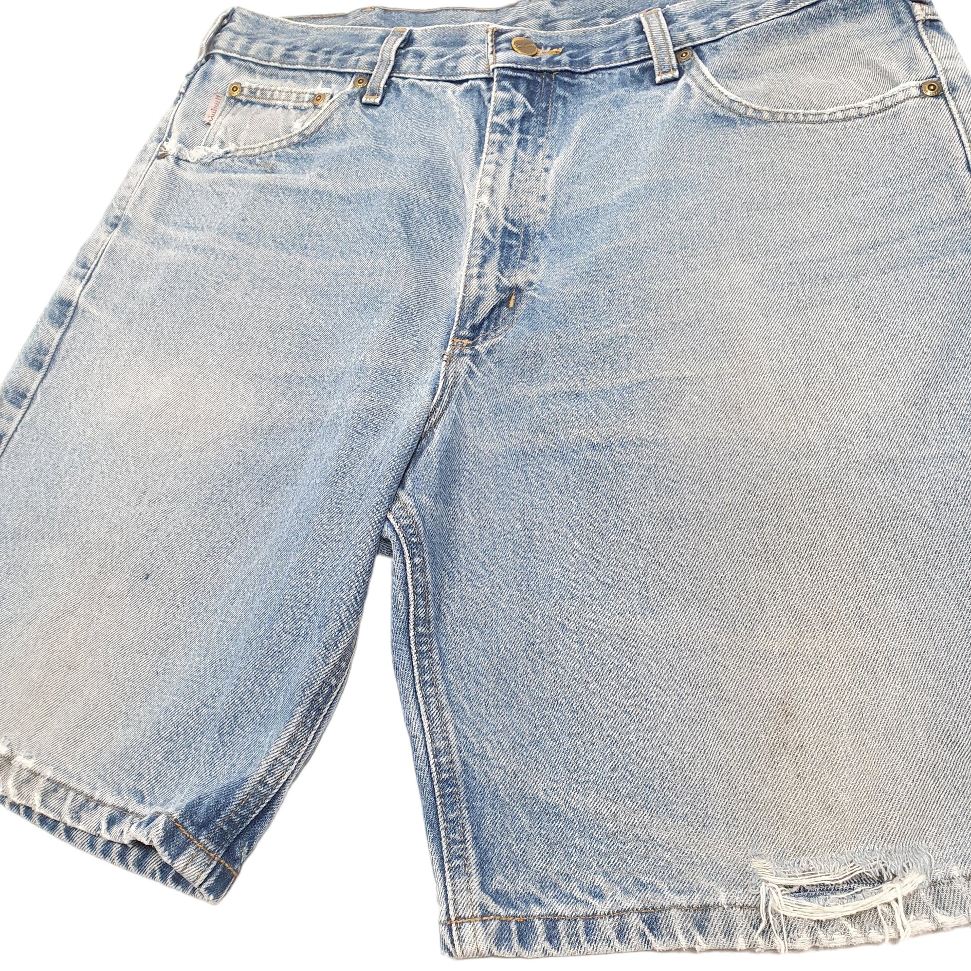 Mens Blue Carhartt Workwear Denim Shorts