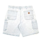Mens Blue Carhartt Carpenter Workwear Denim Shorts
